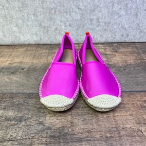 Sea Star Beachwear Beach Comber Fuchsia Pink Espadrille Water Shoe Kids Size K2‎